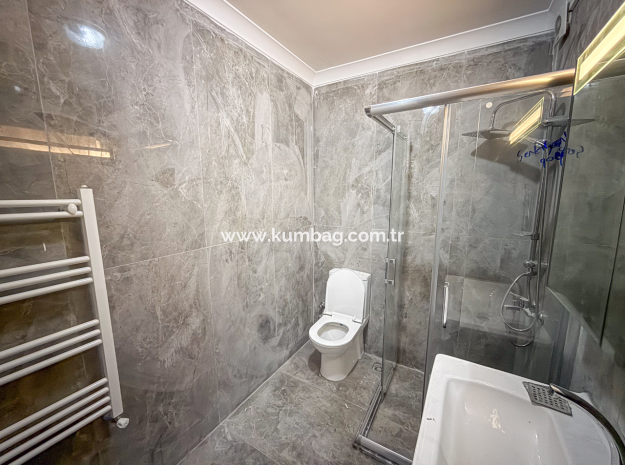 Kumbağ Panoramic Sea View Garden New 1 1 Flat For Sale