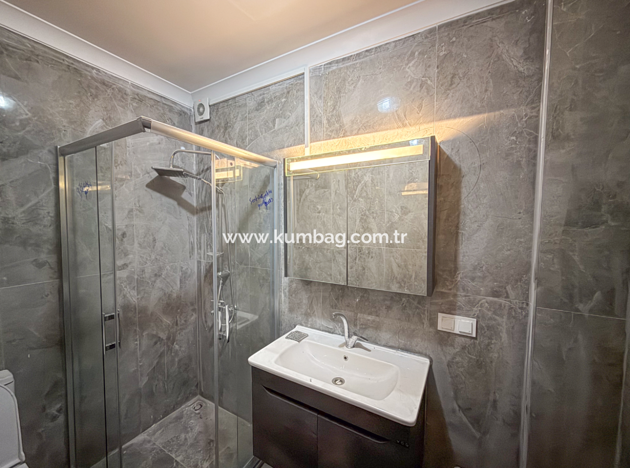 Kumbağ Panoramic Sea View Garden New 1 1 Flat For Sale