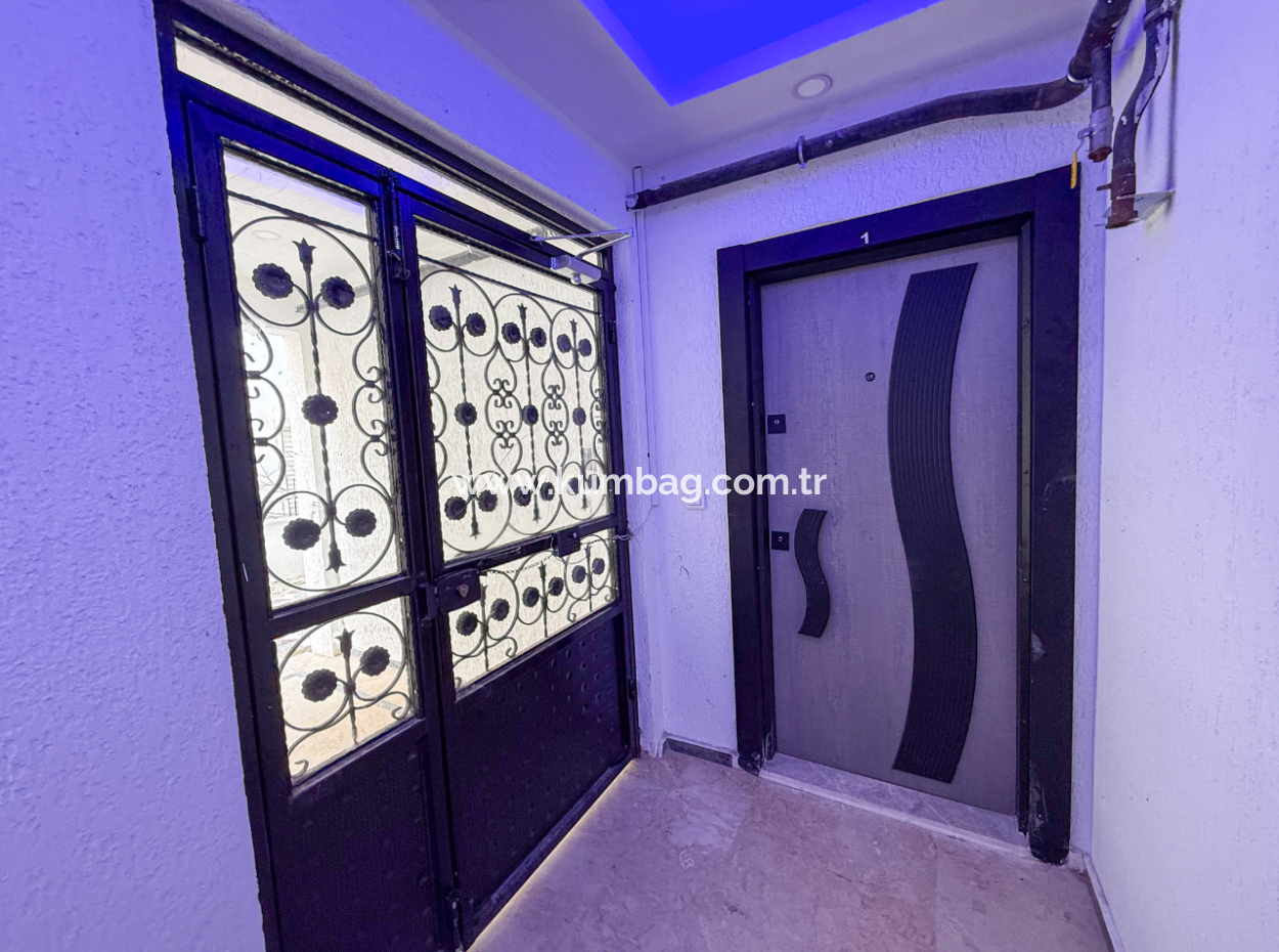 Kumbağ Panoramic Sea View Garden New 1 1 Flat For Sale