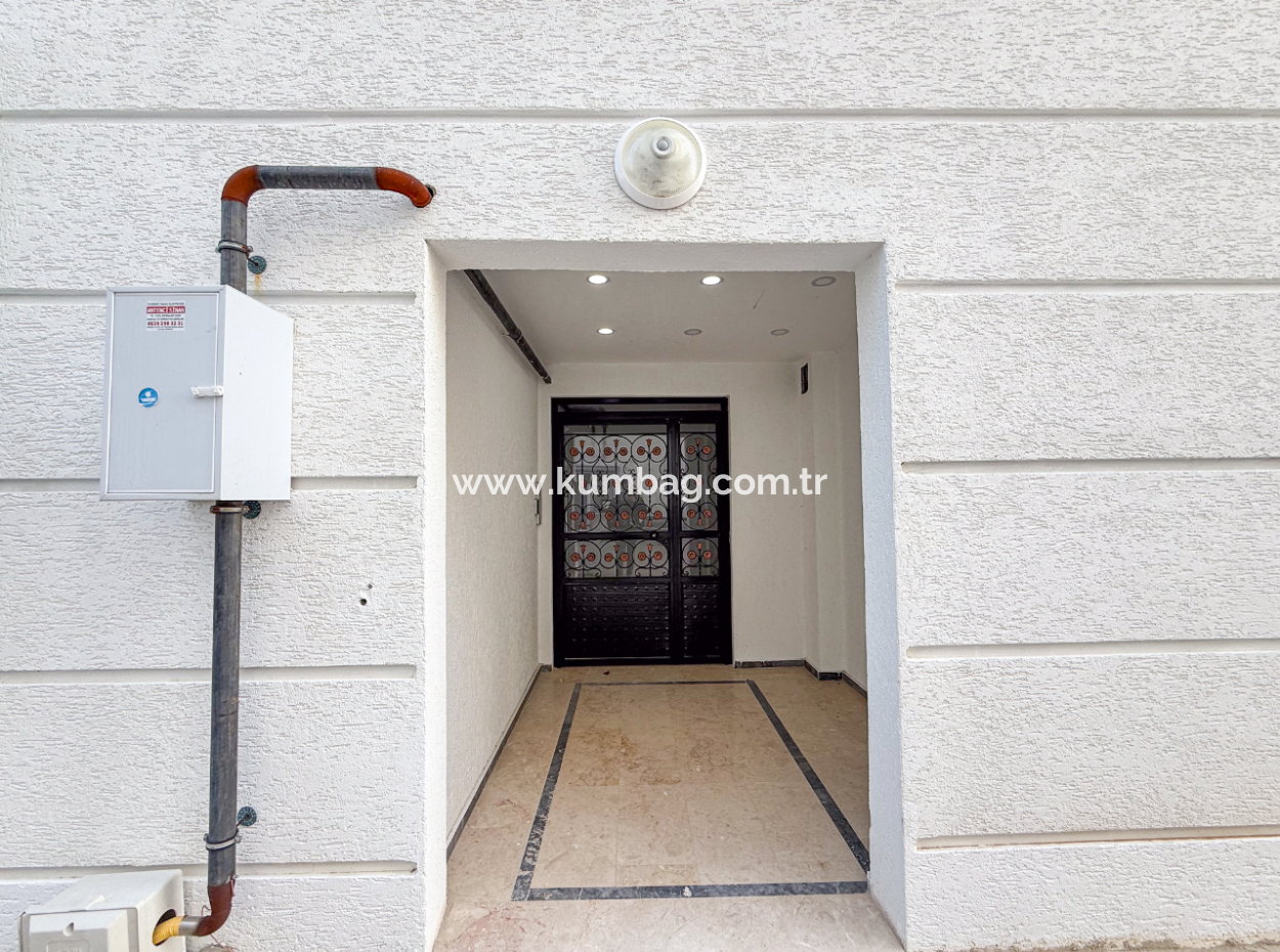 Kumbağ Panoramic Sea View Garden New 1 1 Flat For Sale