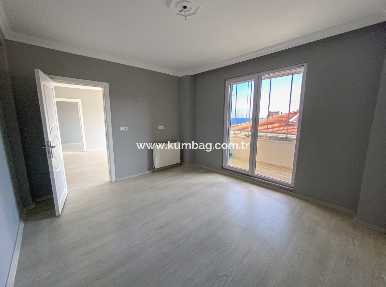 2 1 Flats For Rent In Kumbağ Village Area With Pool And Sea View