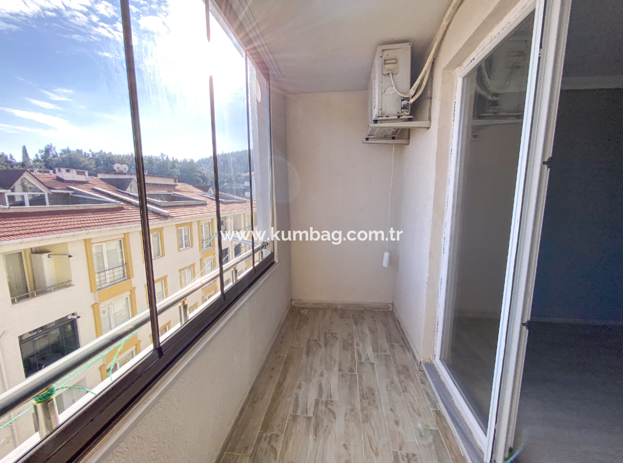 2 1 Flats For Rent In Kumbağ Village Area With Pool And Sea View