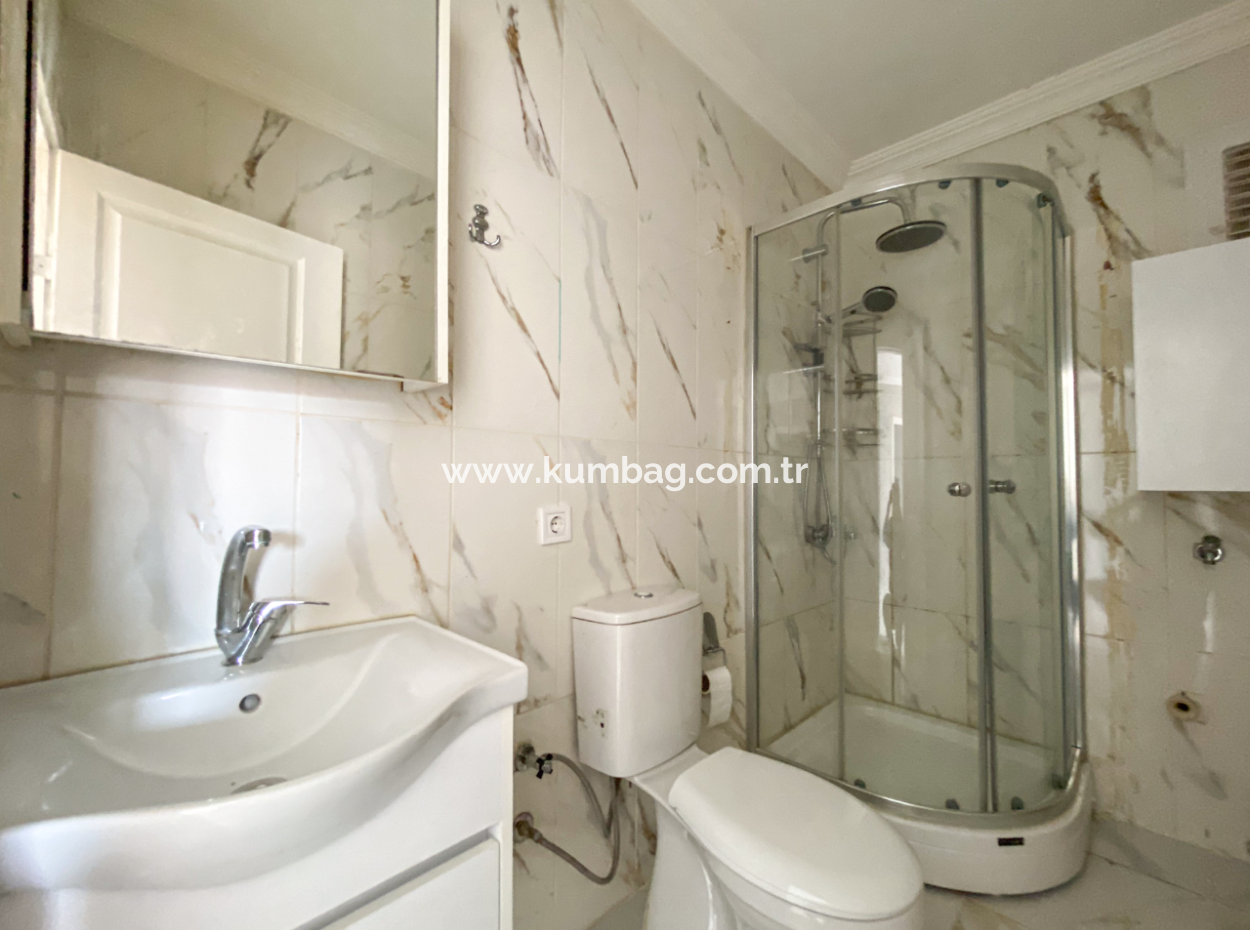 2 1 Flats For Rent In Kumbağ Village Area With Pool And Sea View