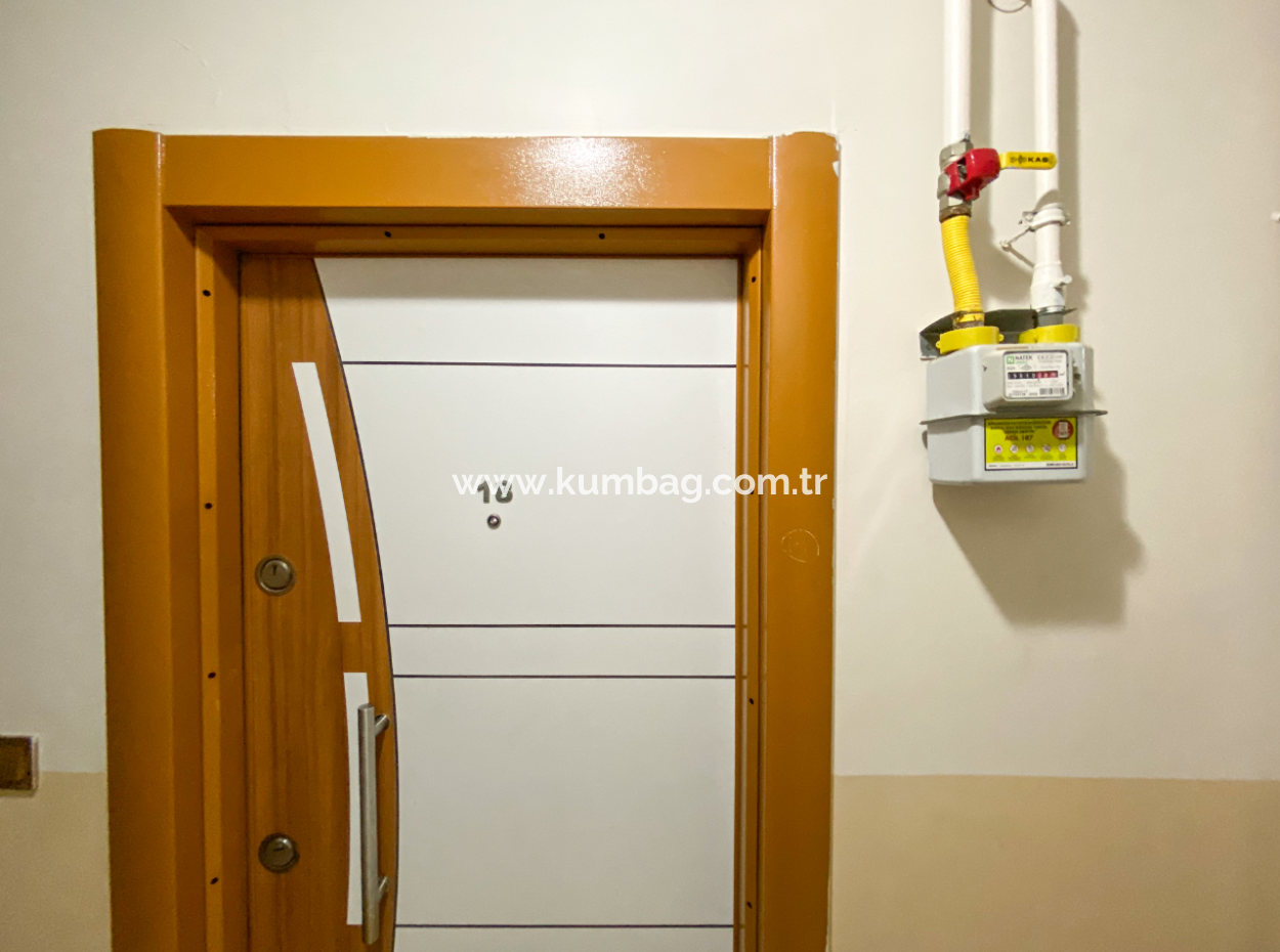 2 1 Flats For Rent In Kumbağ Village Area With Pool And Sea View