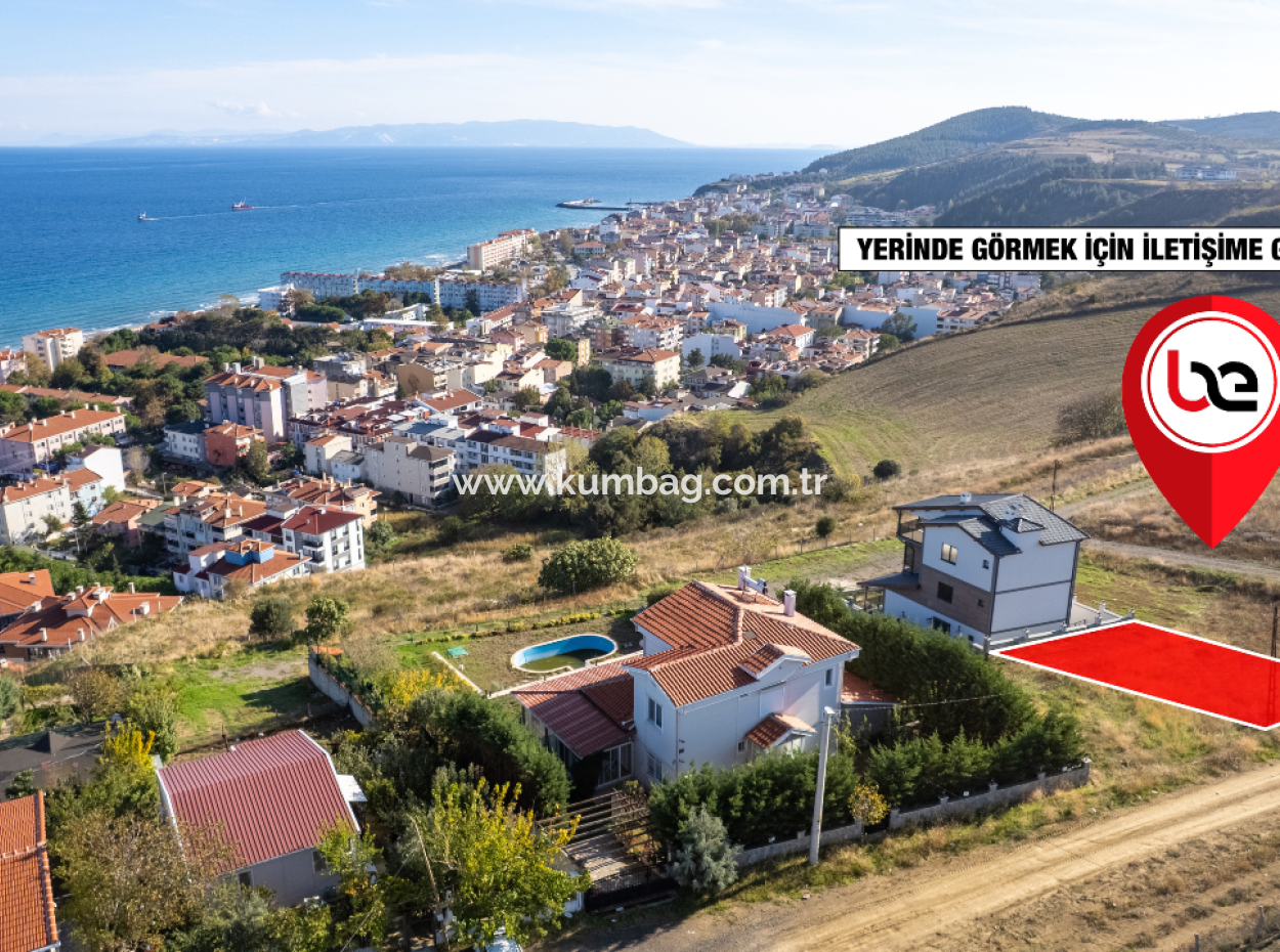 Ready-To-Build Land With Sea View 275M2 Residential Zoning In Kumbağ