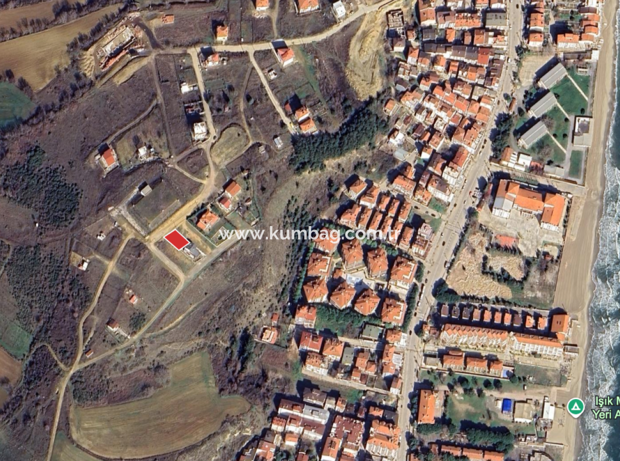 Ready-To-Build Land With Sea View 275M2 Residential Zoning In Kumbağ