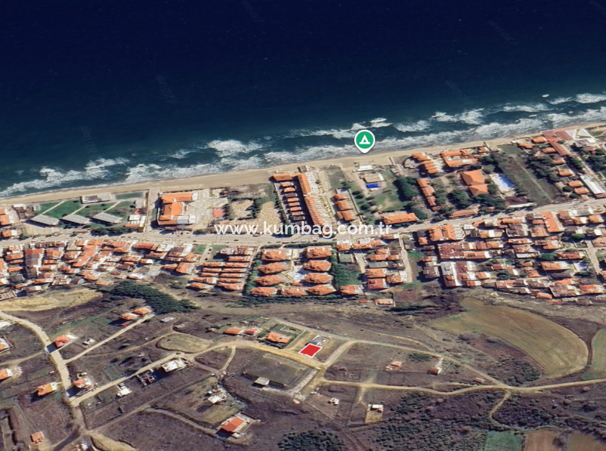 Ready-To-Build Land With Sea View 275M2 Residential Zoning In Kumbağ