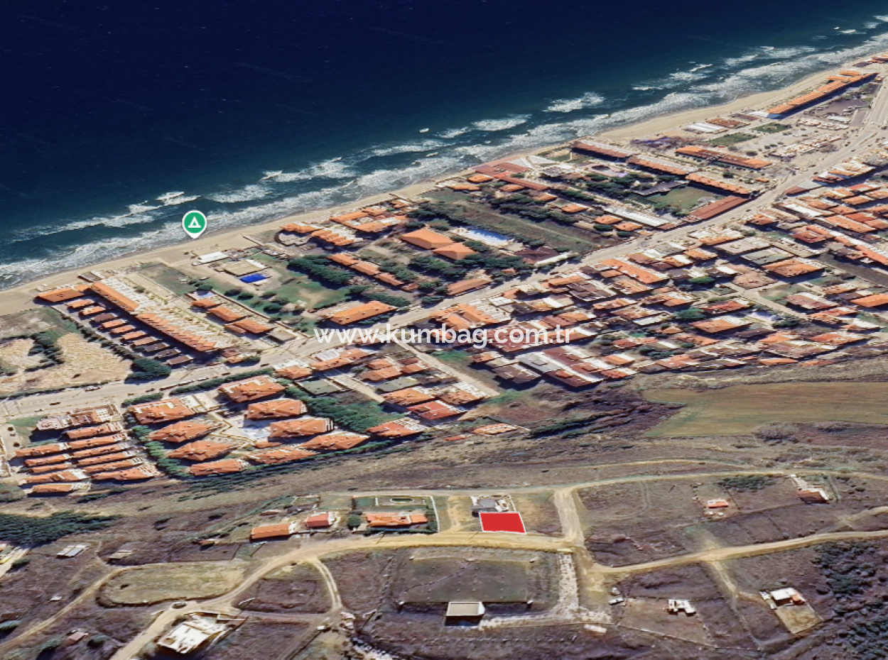 Ready-To-Build Land With Sea View 275M2 Residential Zoning In Kumbağ