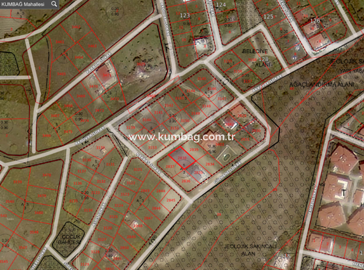 Ready-To-Build Land With Sea View 275M2 Residential Zoning In Kumbağ