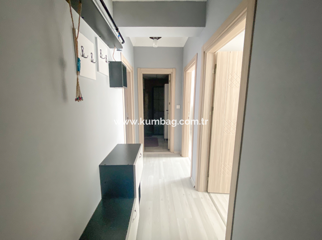 Furnished Sea View 2 1 Flat For Rent In The Center Of Kumbağ