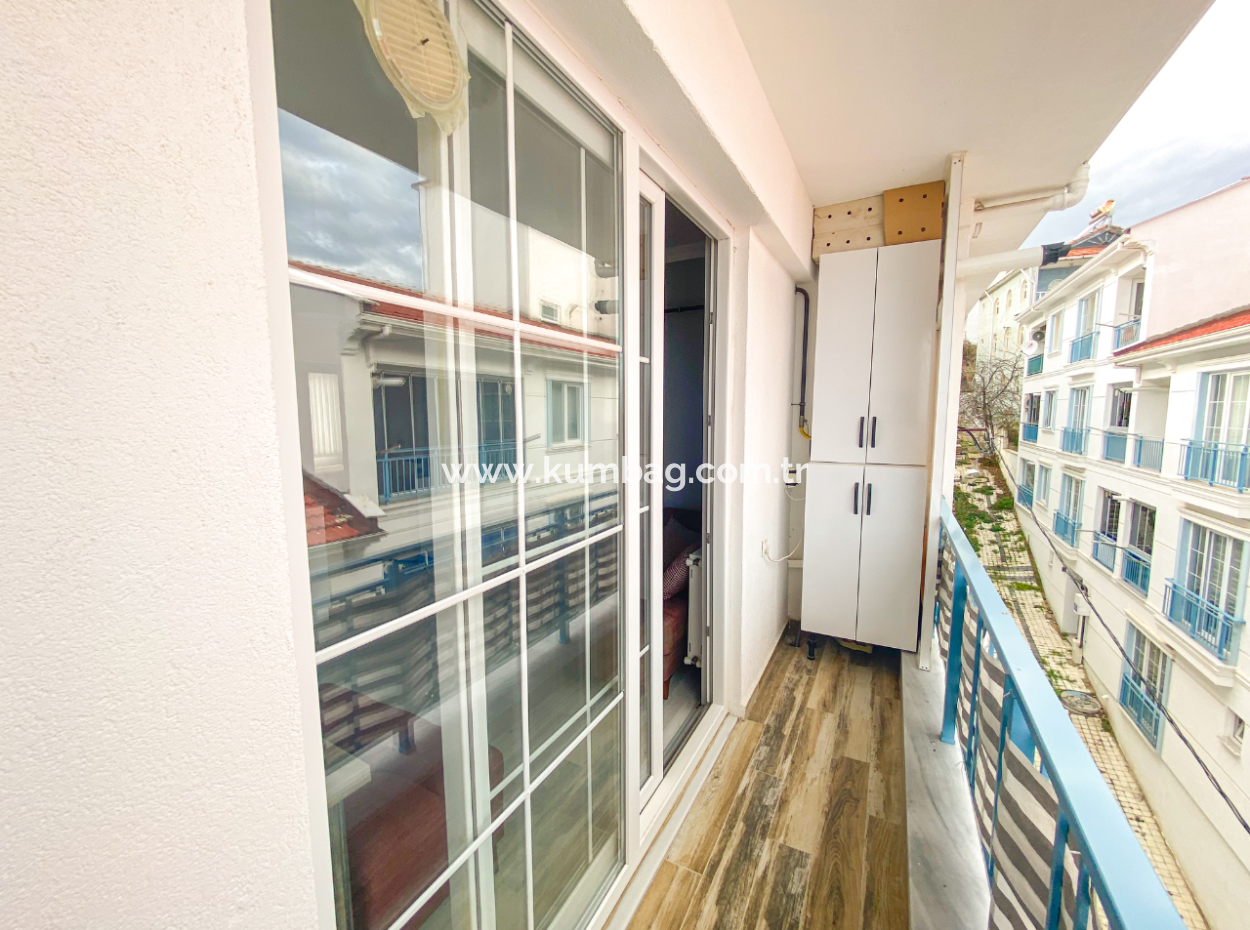 Furnished Sea View 2 1 Flat For Rent In The Center Of Kumbağ
