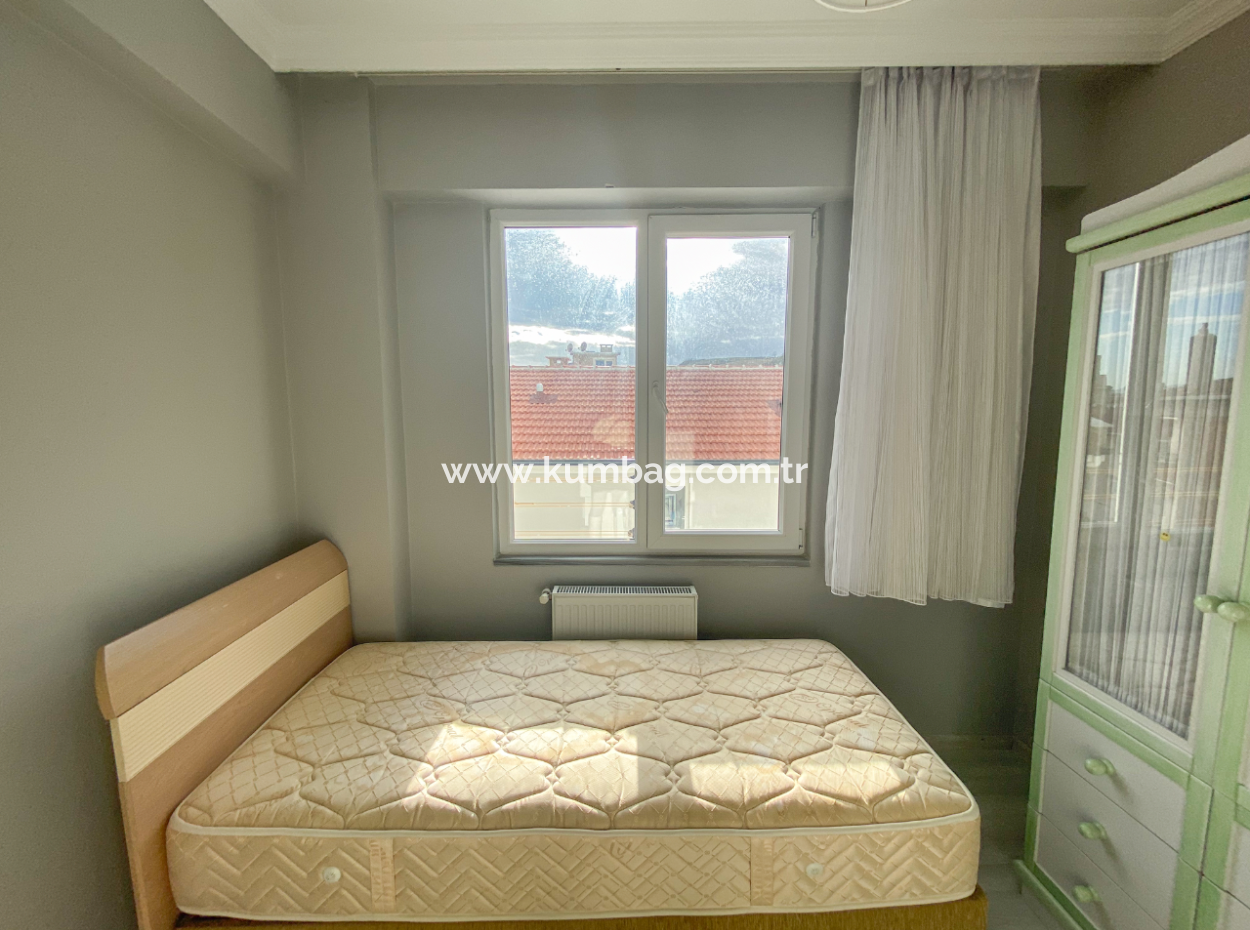 Furnished Sea View 2 1 Flat For Rent In The Center Of Kumbağ