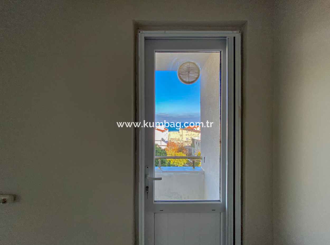 2 1 Flats For Rent In Kumbağ Village Area With Pool And Sea View