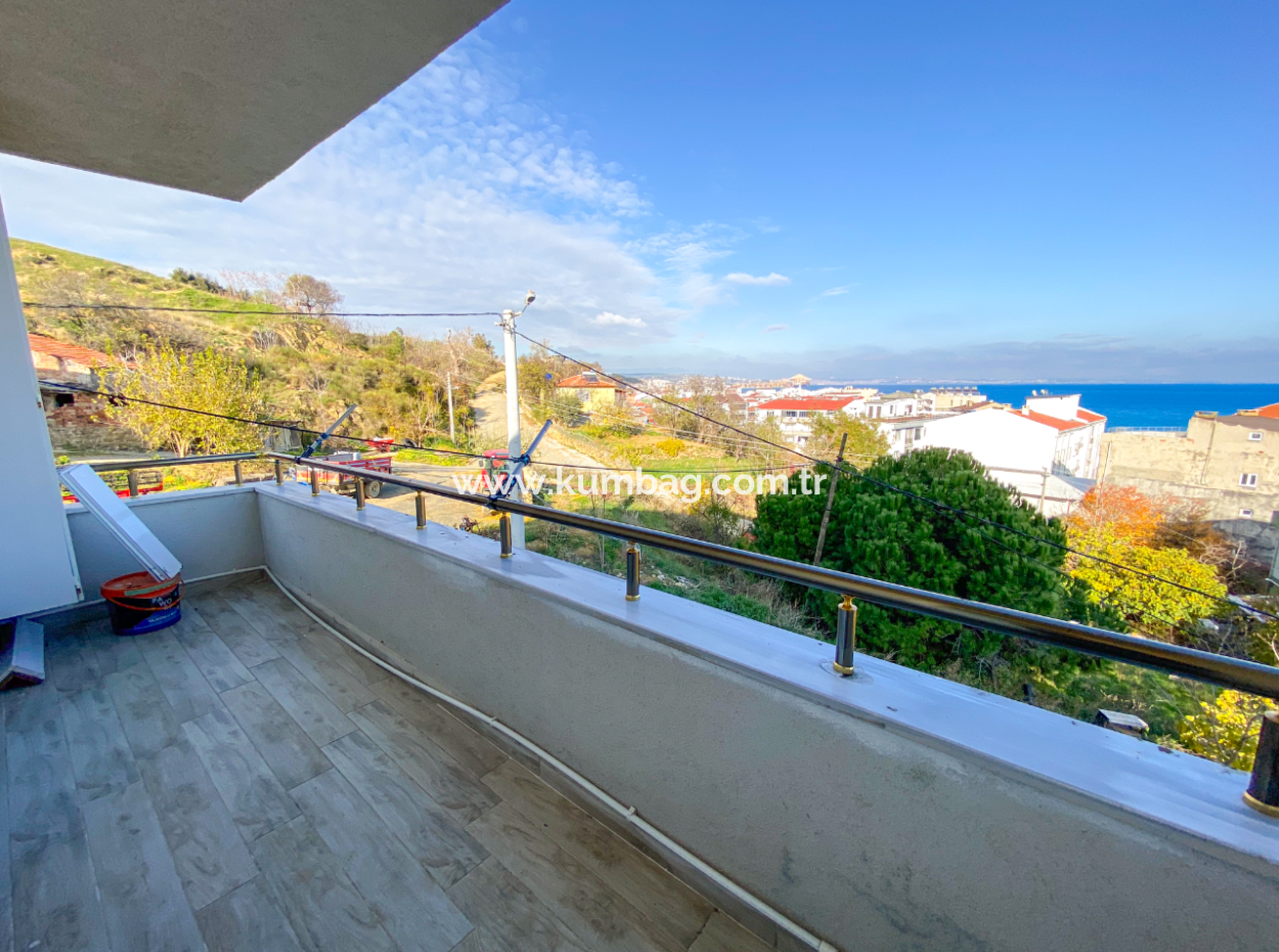 2 1 Flats For Rent In Kumbağ Village Area With Pool And Sea View