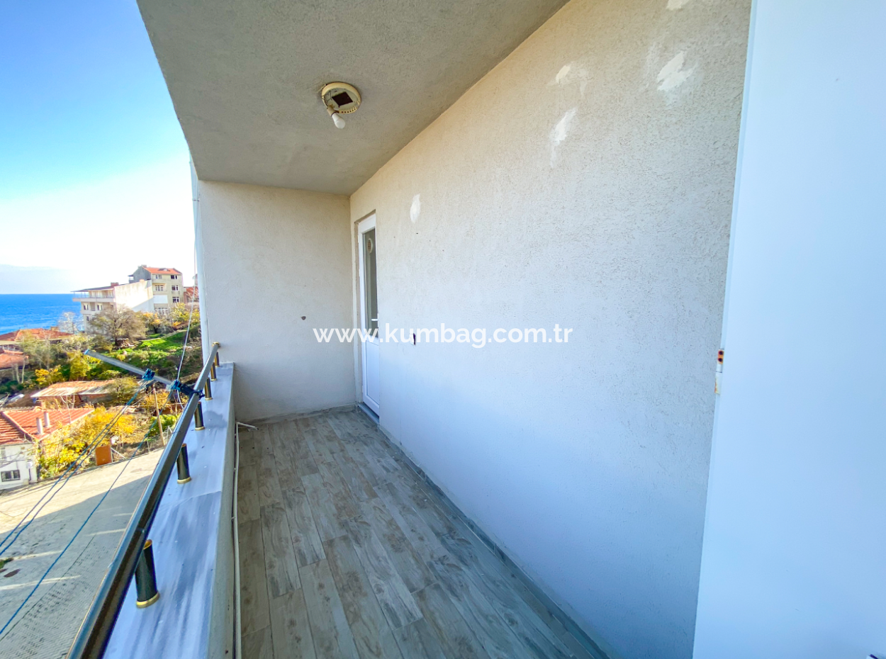 2 1 Flats For Rent In Kumbağ Village Area With Pool And Sea View