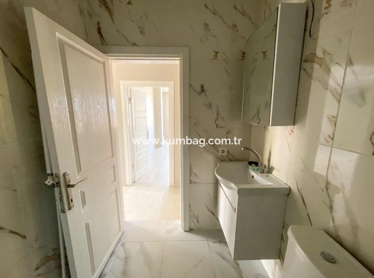 2 1 Flats For Rent In Kumbağ Village Area With Pool And Sea View