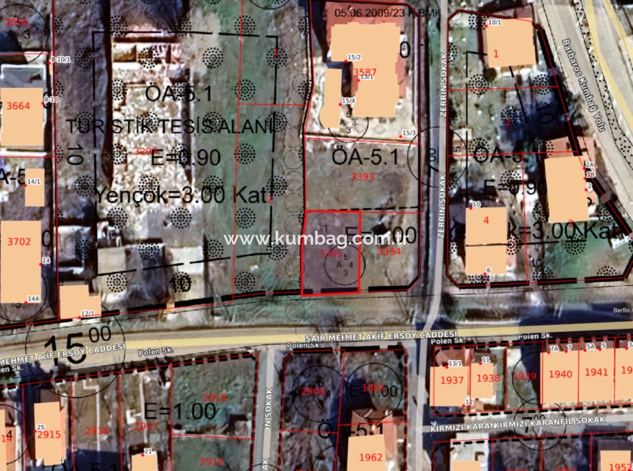 4-Storey Residential Zoned Land For Sale In Kumbağ