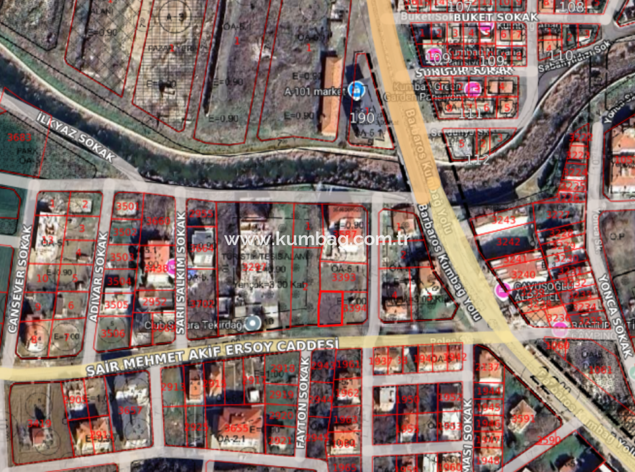 4-Storey Residential Zoned Land For Sale In Kumbağ