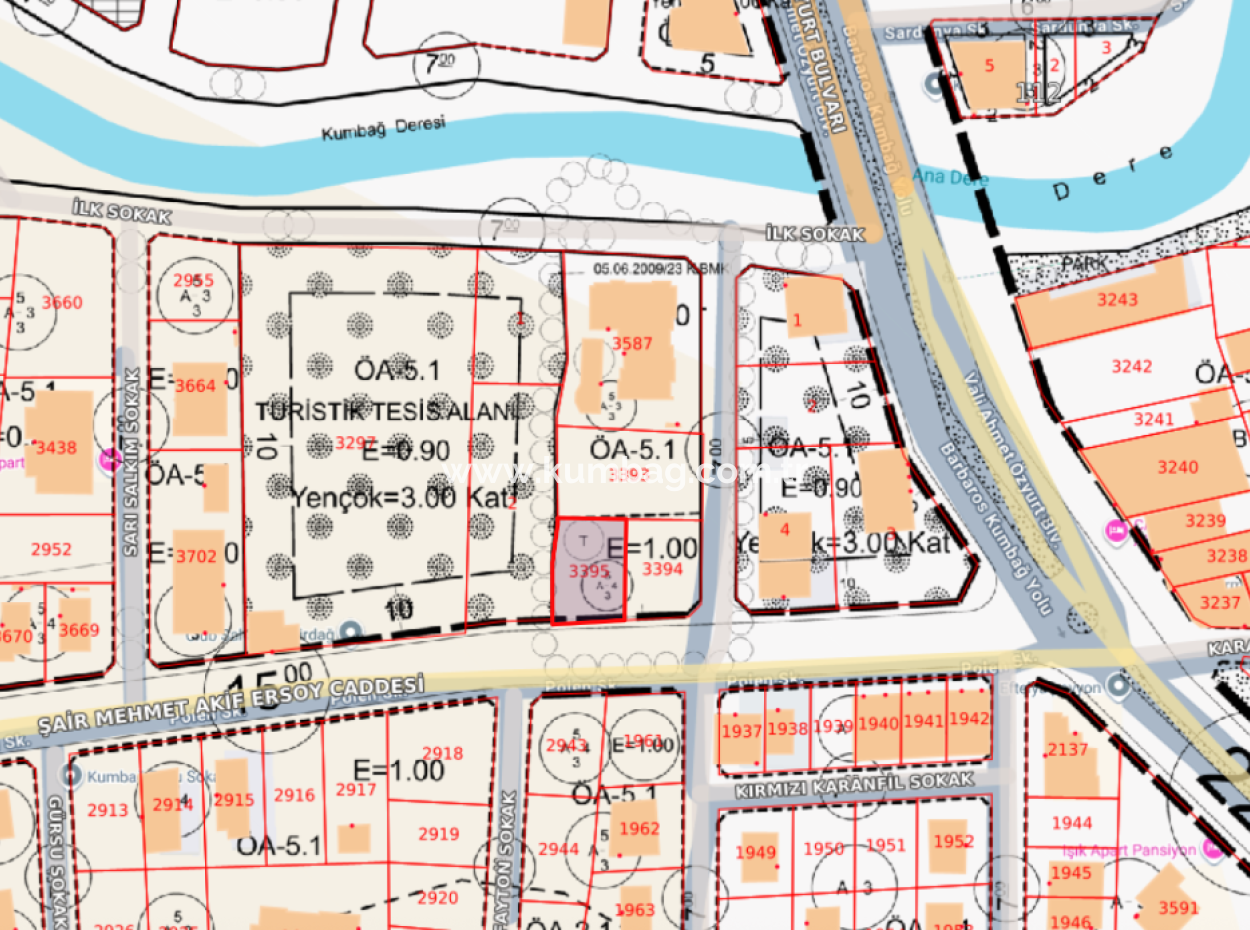 4-Storey Residential Zoned Land For Sale In Kumbağ