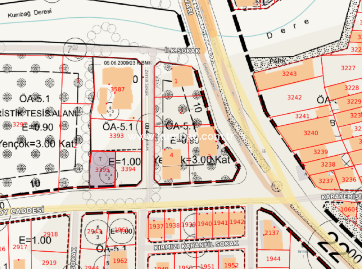 4-Storey Residential Zoned Land For Sale In Kumbağ