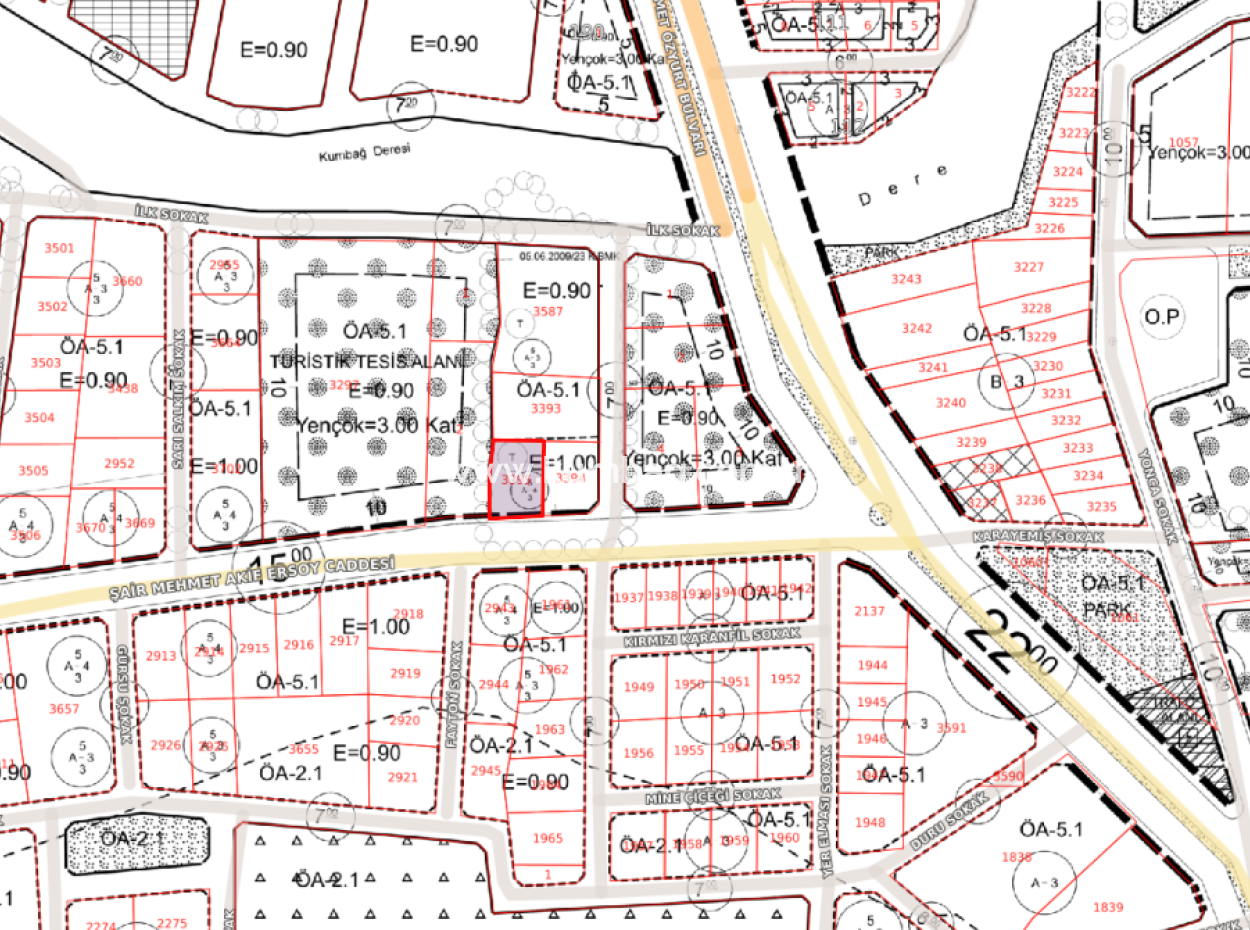 4-Storey Residential Zoned Land For Sale In Kumbağ