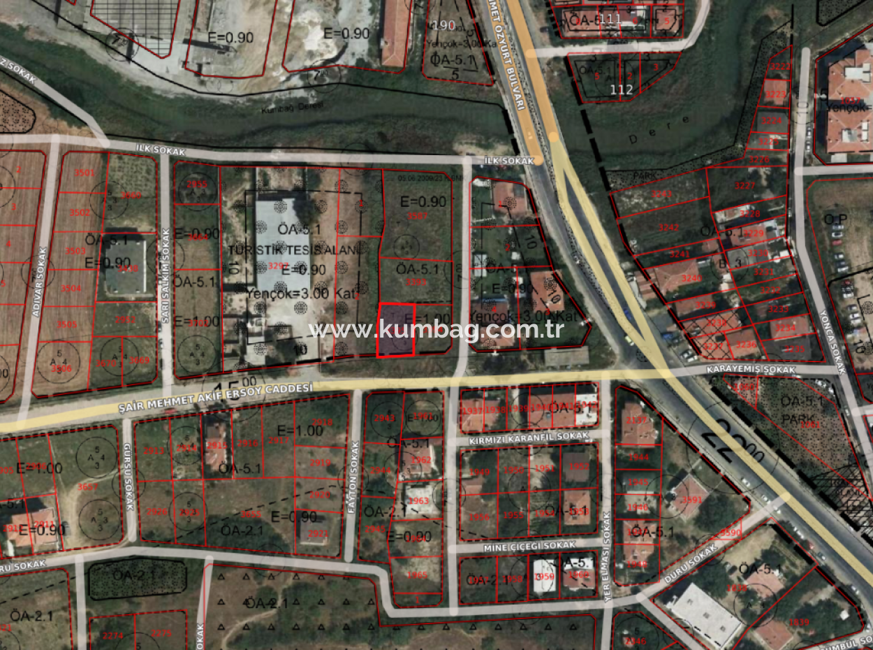 4-Storey Residential Zoned Land For Sale In Kumbağ