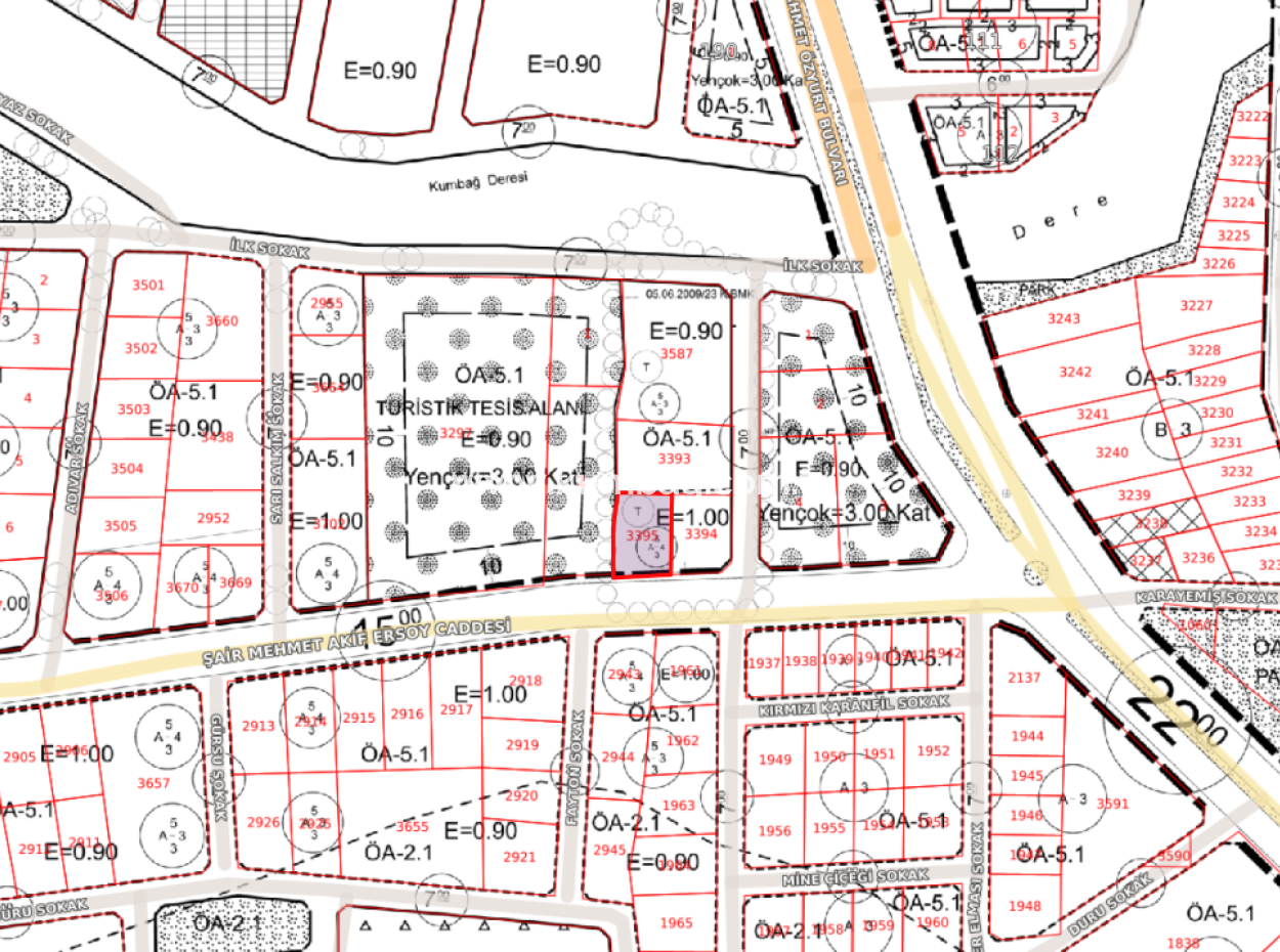 4-Storey Residential Zoned Land For Sale In Kumbağ