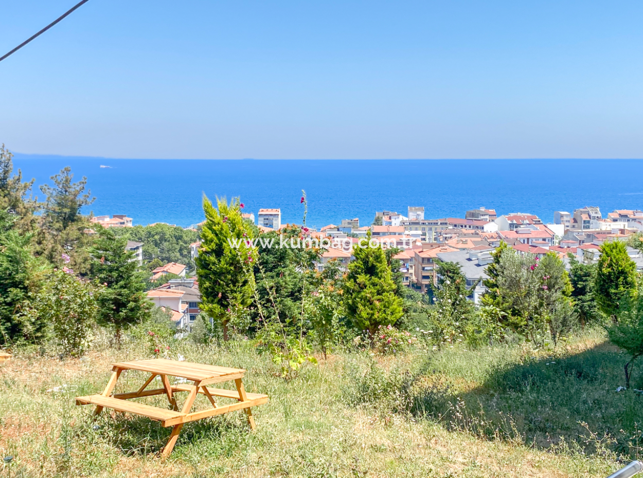 Fully Furnished 2 1 Flat For Sale With Sea View Pool In Kumbağ