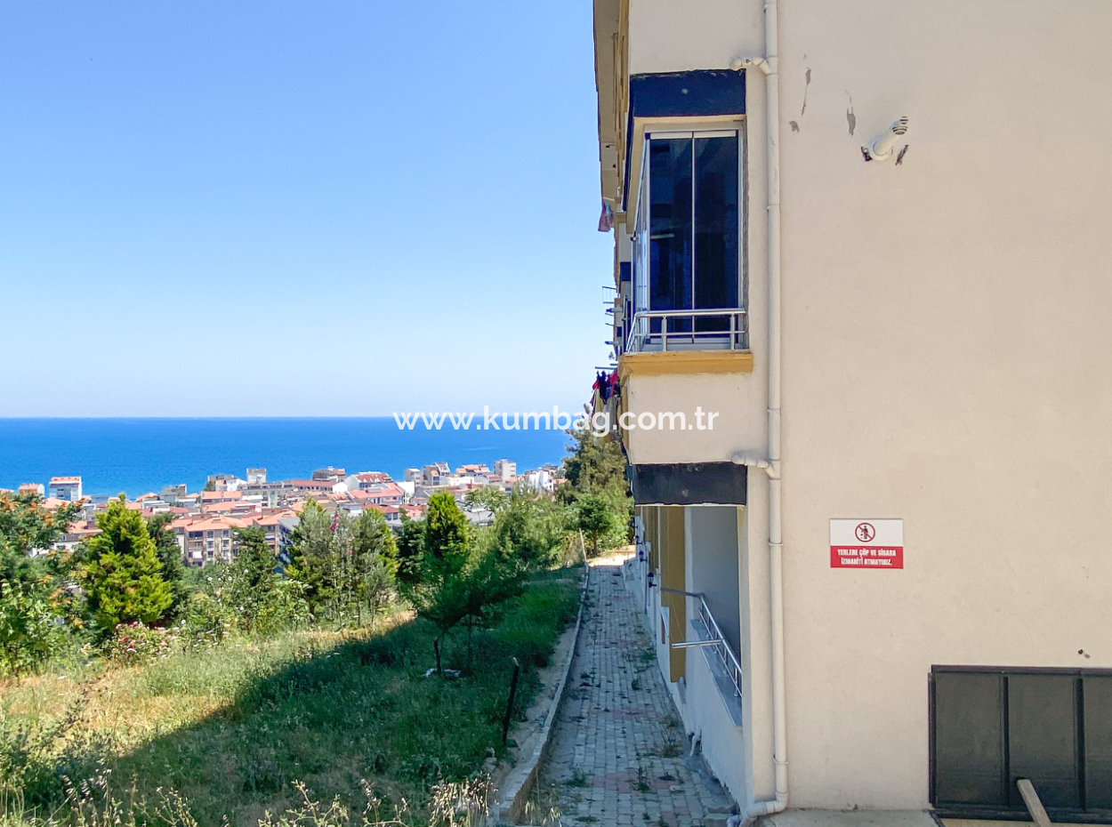 Fully Furnished 2 1 Flat For Sale With Sea View Pool In Kumbağ