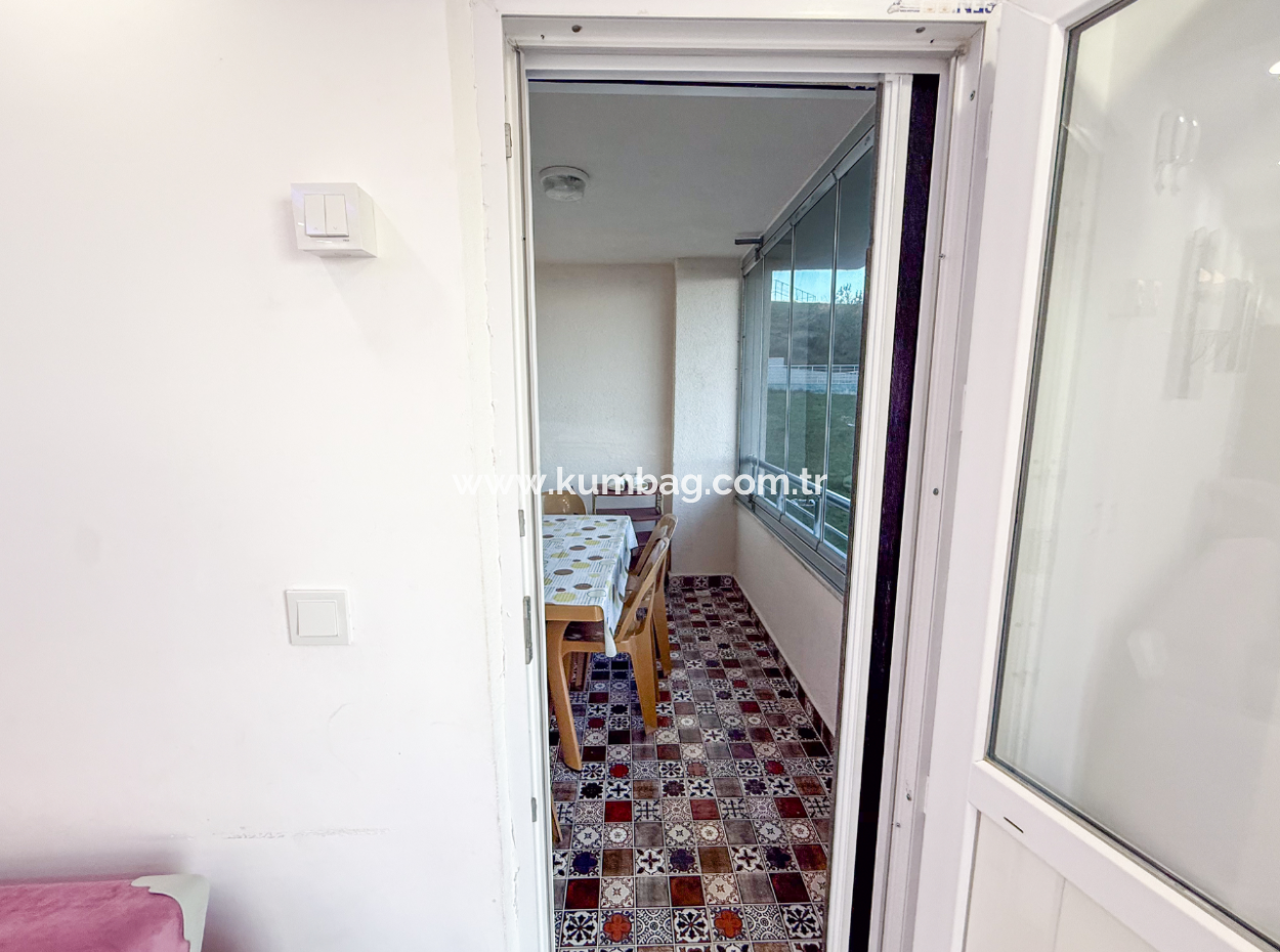 Fully Furnished 2 1 Flat For Sale With Sea View Pool In Kumbağ