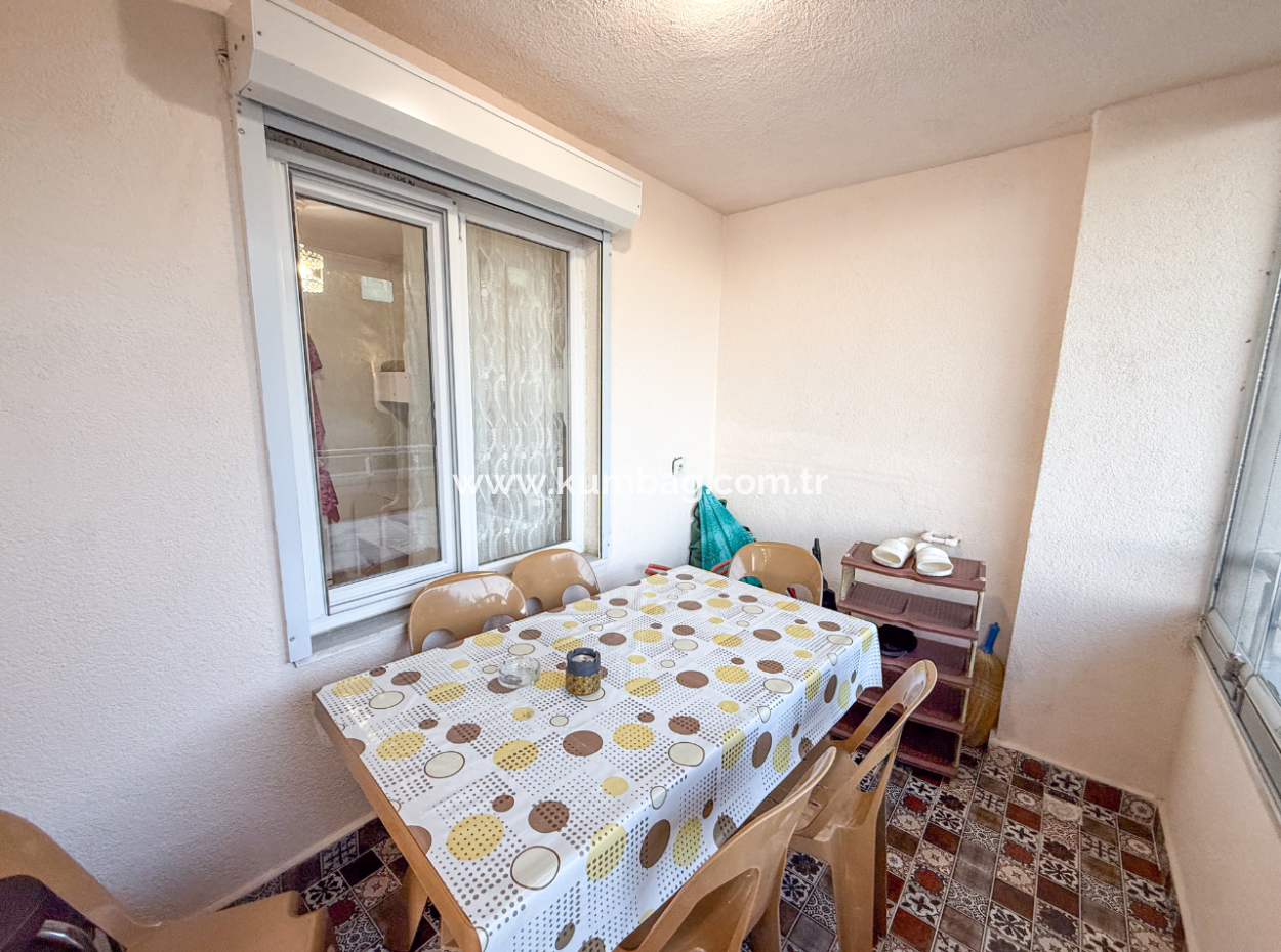 Fully Furnished 2 1 Flat For Sale With Sea View Pool In Kumbağ