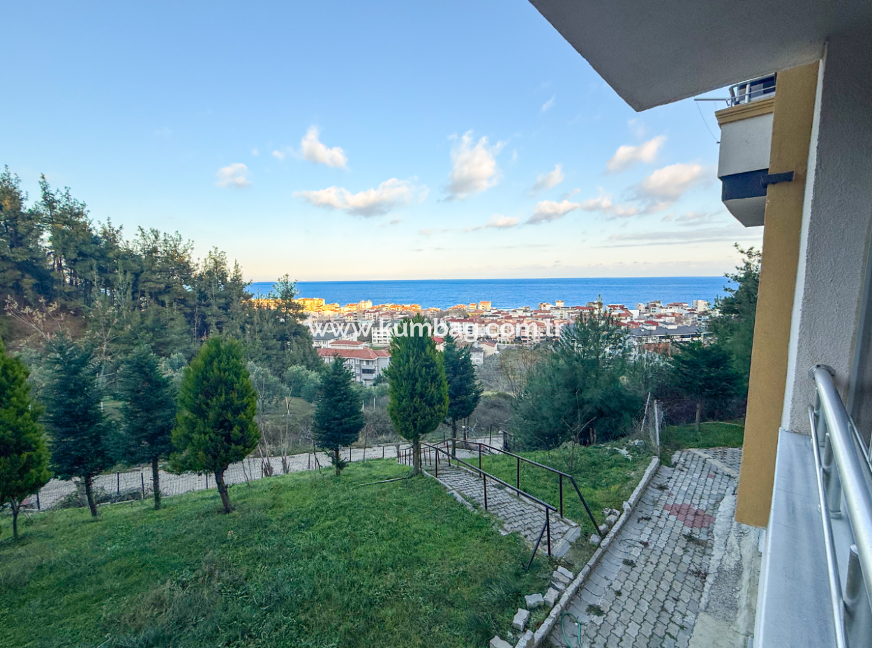 Fully Furnished 2 1 Flat For Sale With Sea View Pool In Kumbağ