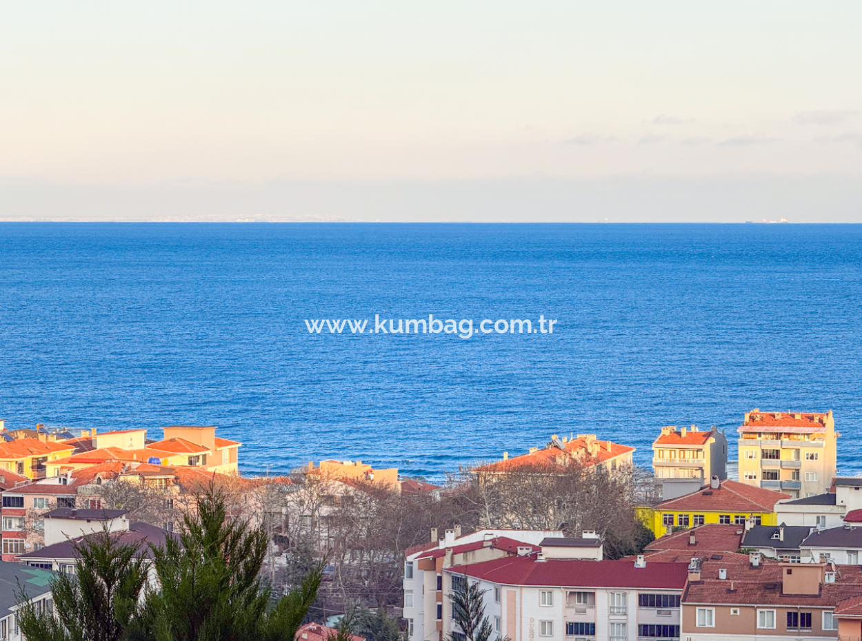 Fully Furnished 2 1 Flat For Sale With Sea View Pool In Kumbağ