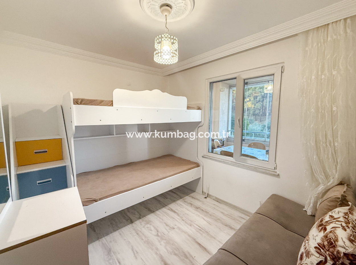 Fully Furnished 2 1 Flat For Sale With Sea View Pool In Kumbağ