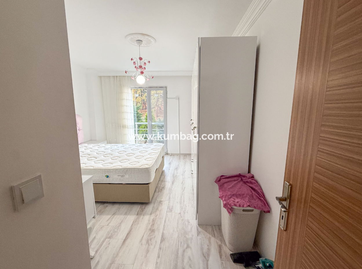 Fully Furnished 2 1 Flat For Sale With Sea View Pool In Kumbağ