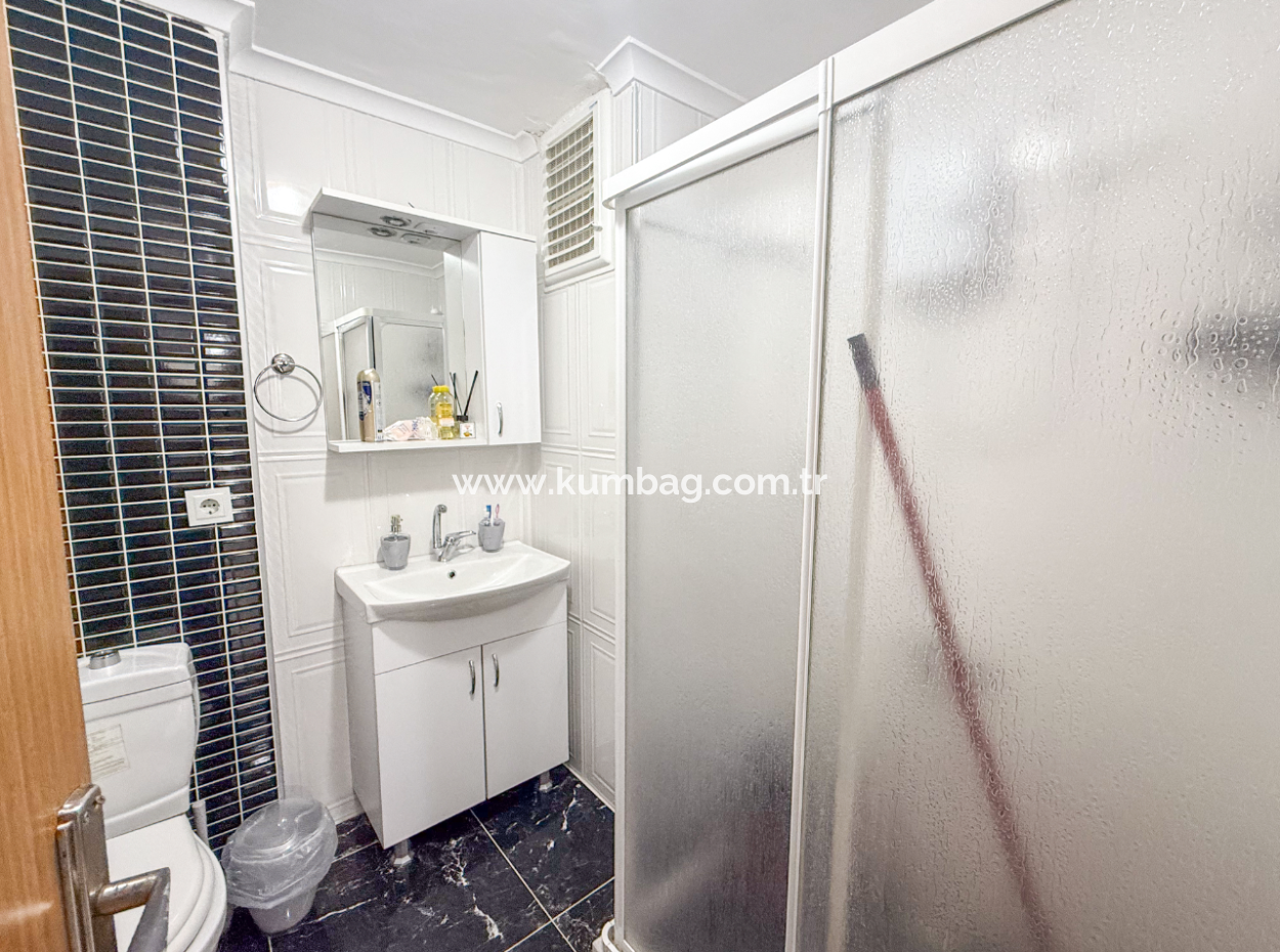 Fully Furnished 2 1 Flat For Sale With Sea View Pool In Kumbağ