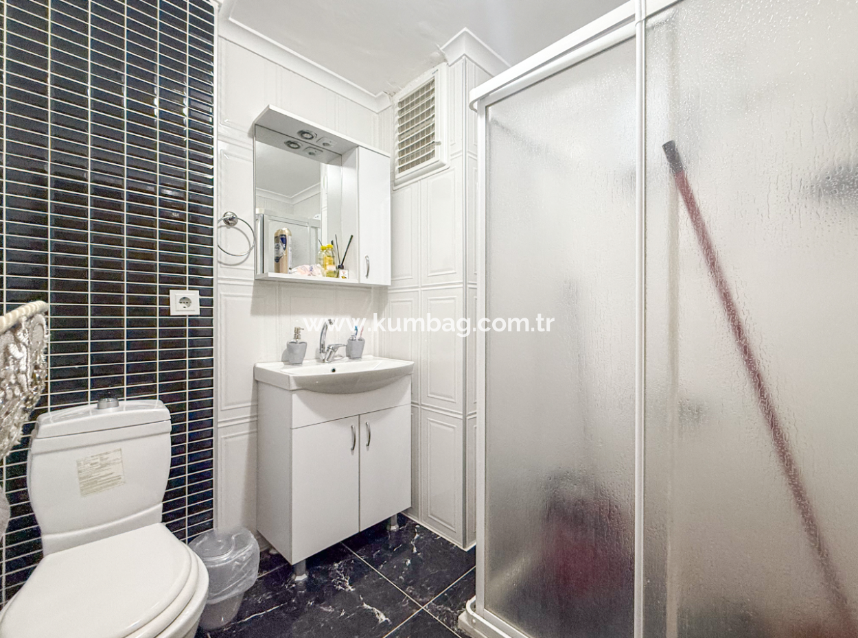 Fully Furnished 2 1 Flat For Sale With Sea View Pool In Kumbağ