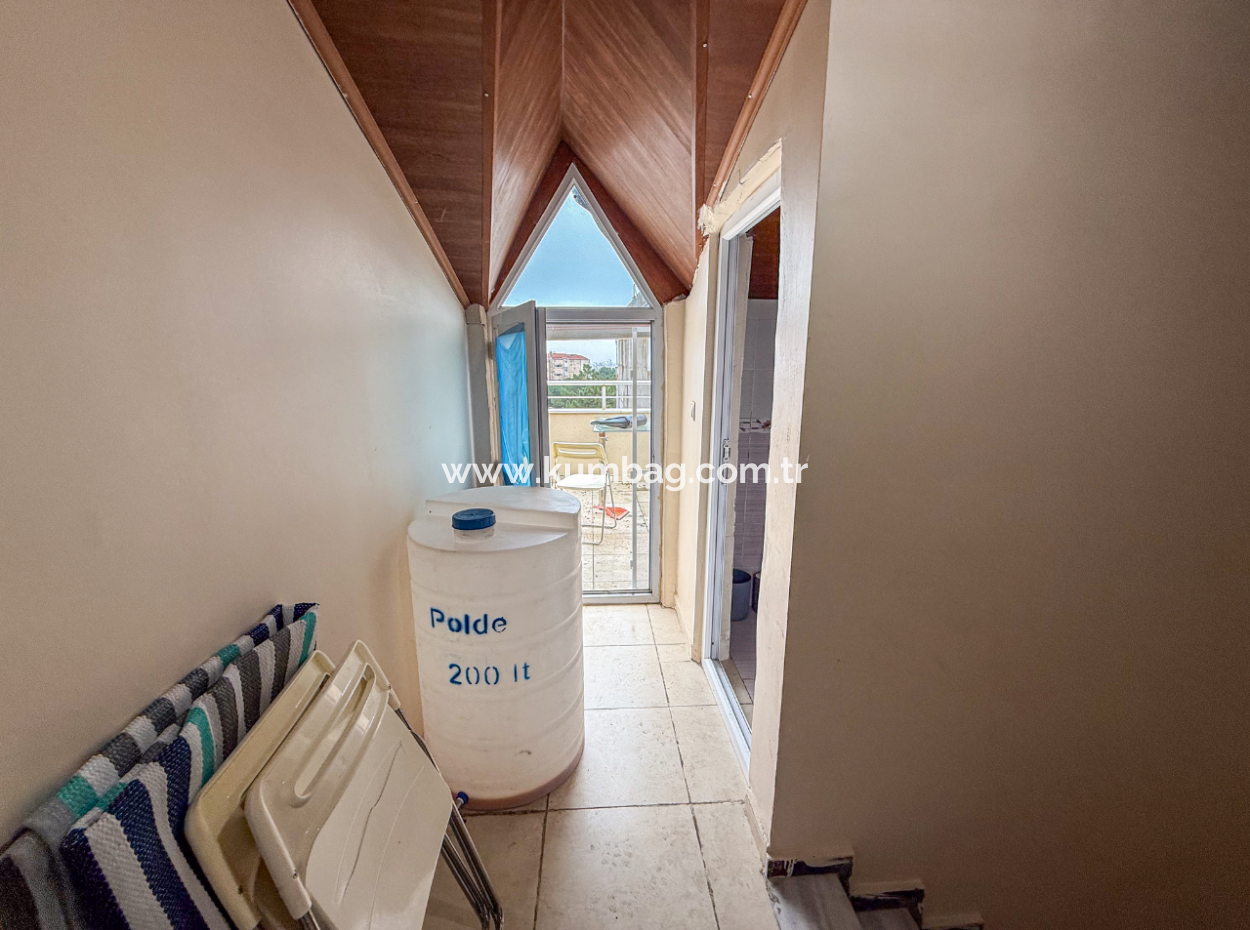 3 1 Duplex For Sale With Terrace And Double Balcony In The Center Of Kumbağ