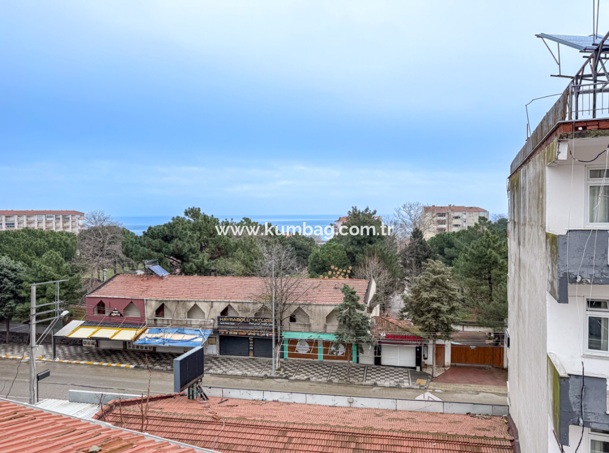 3 1 Duplex For Sale With Terrace And Double Balcony In The Center Of Kumbağ