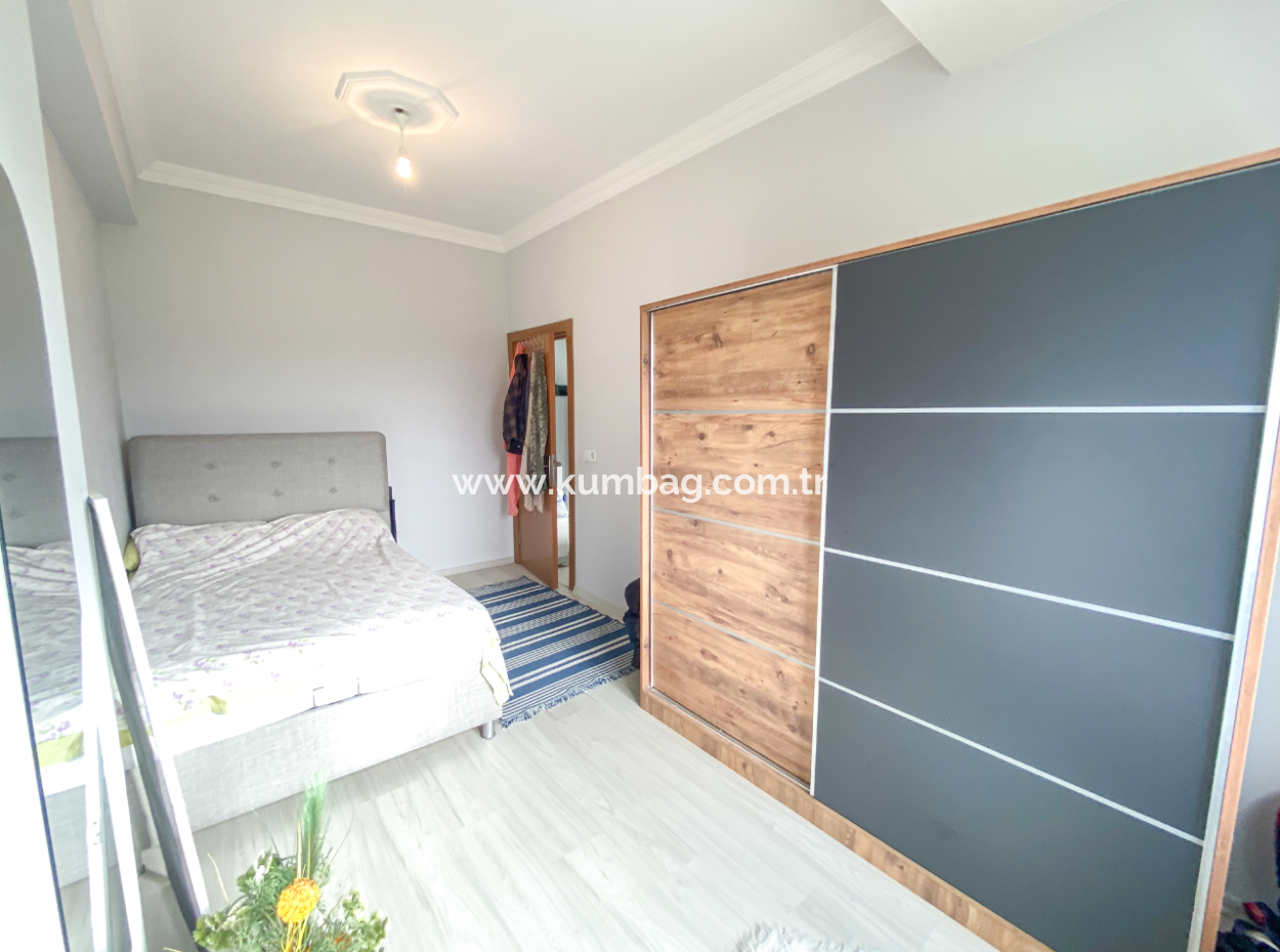 Fully Furnished Luxury 1 1 Flat For Rent In Kumbağ Pool Site
