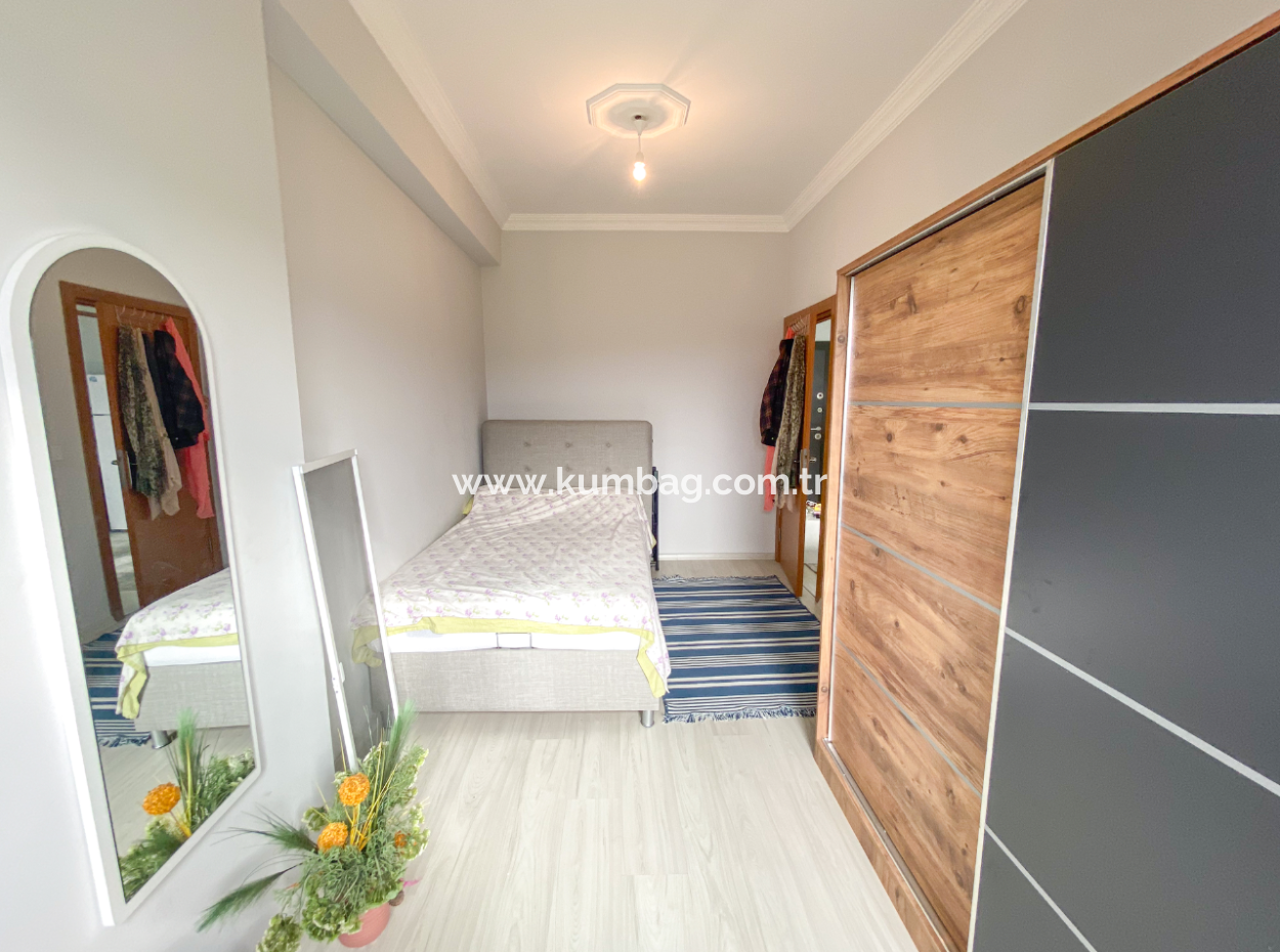 Fully Furnished Luxury 1 1 Flat For Rent In Kumbağ Pool Site