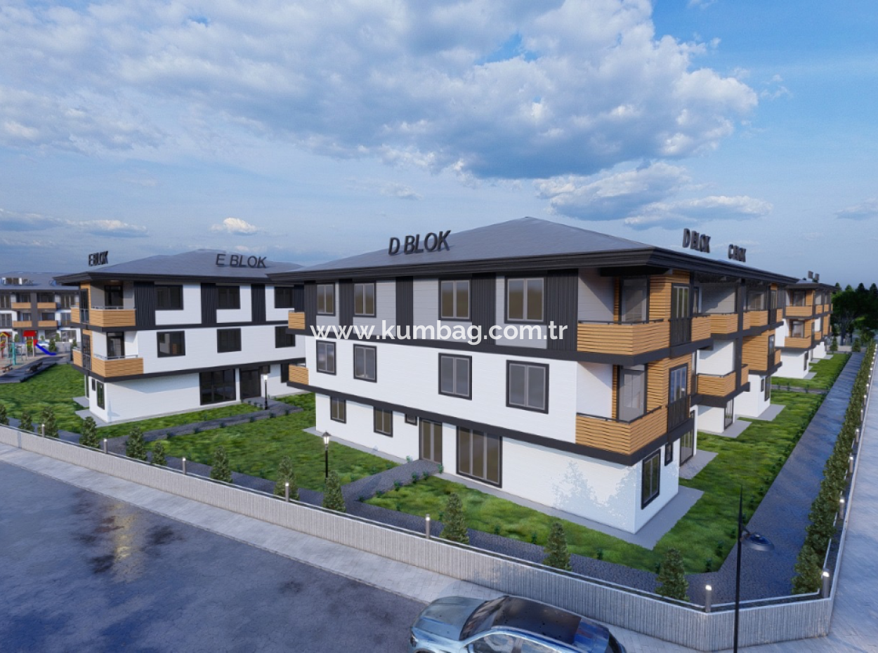 2 1 Flats For Sale In Ova Kent 2 Complex With Luxury Pool In Kumbağ
