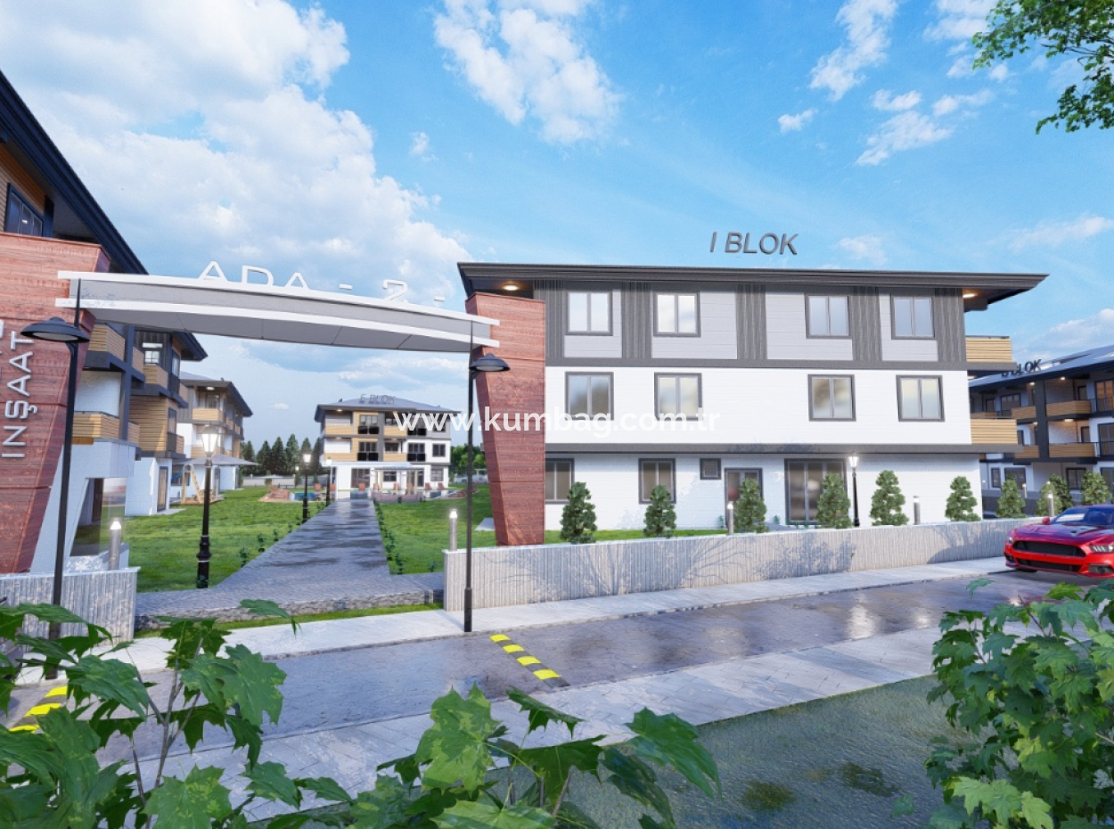 2 1 Duplex Flats For Sale In Ova Kent 2 Complex With Luxury Pool In Kumbağ