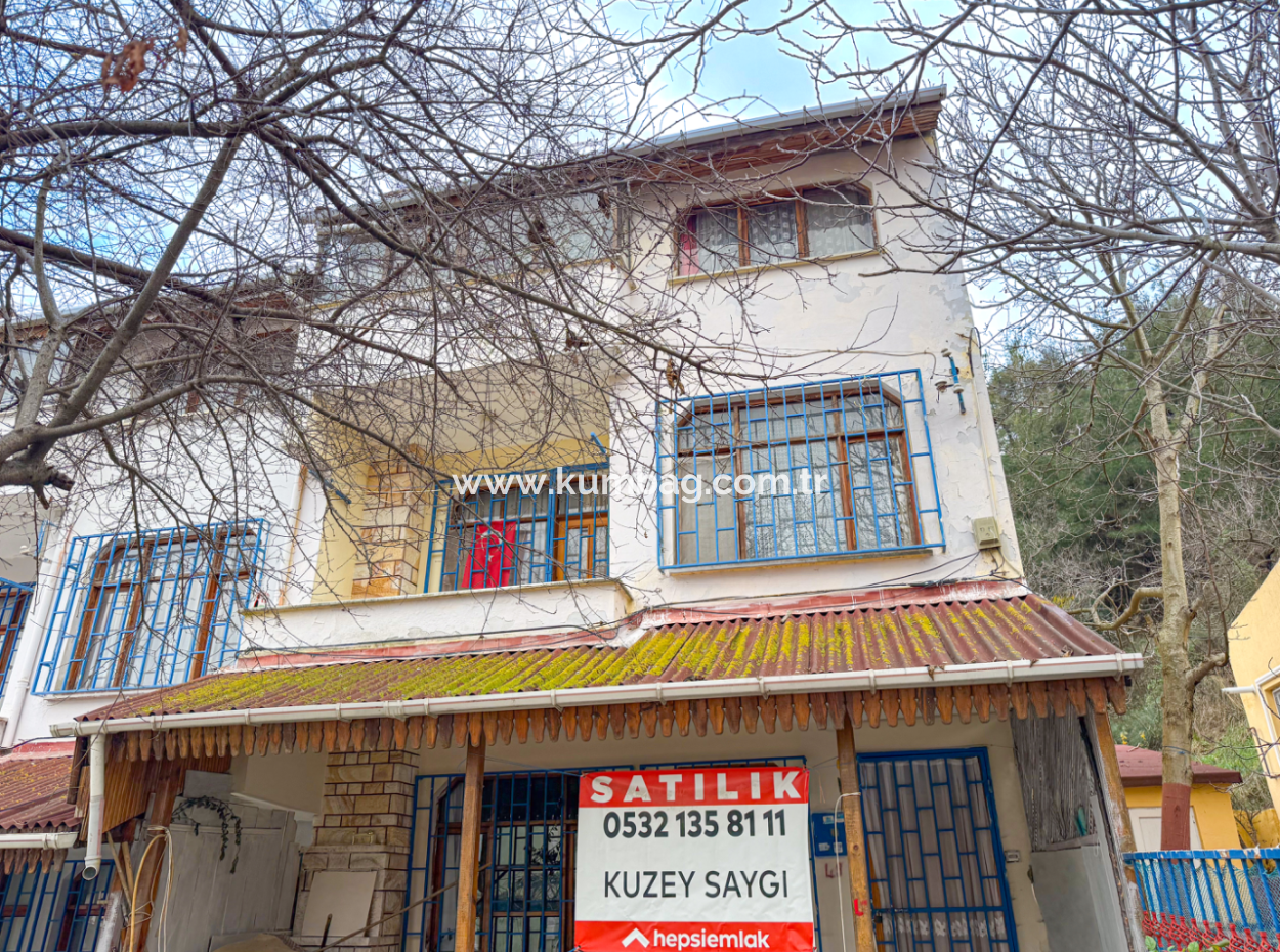 7 1 Triplex Villa For Sale With Large Garden In The Center Of Kumbağ