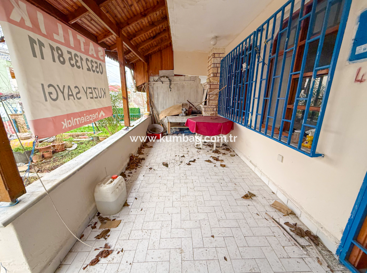 7 1 Triplex Villa For Sale With Large Garden In The Center Of Kumbağ