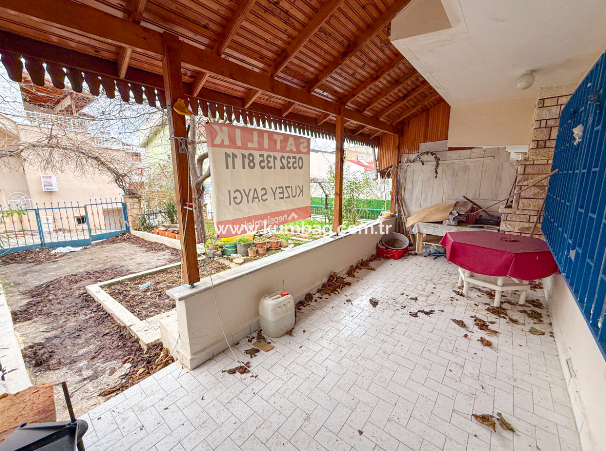 7 1 Triplex Villa For Sale With Large Garden In The Center Of Kumbağ