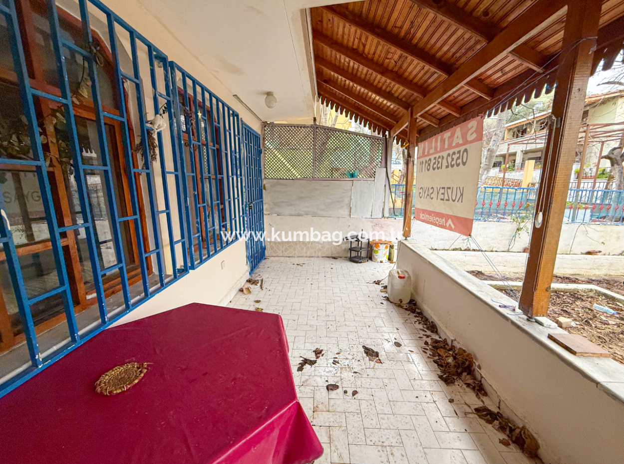 7 1 Triplex Villa For Sale With Large Garden In The Center Of Kumbağ