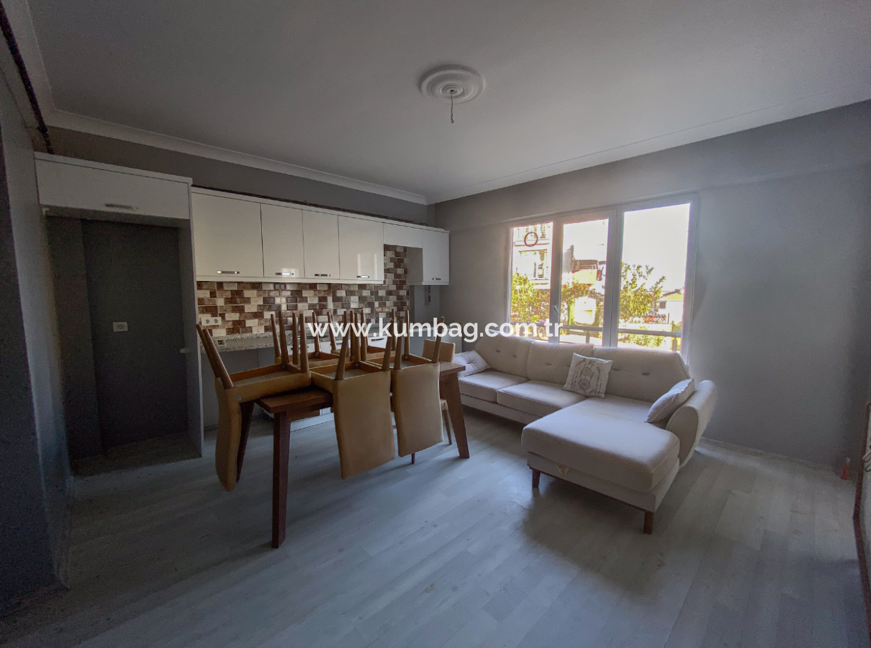 2 1 Flat For Sale In New Building Close To Gündal Beach In Kumbağ