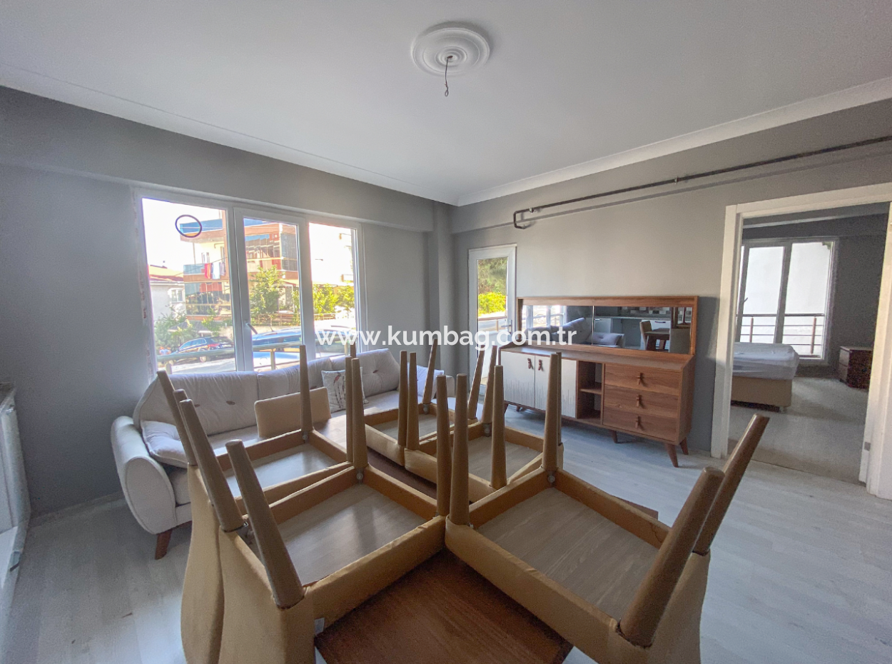 2 1 Flat For Sale In New Building Close To Gündal Beach In Kumbağ