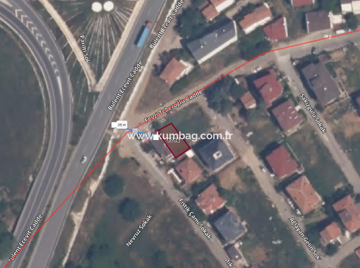 185 M2 Block Order Land For Sale In Kumbağ, Close To Gündal Beach